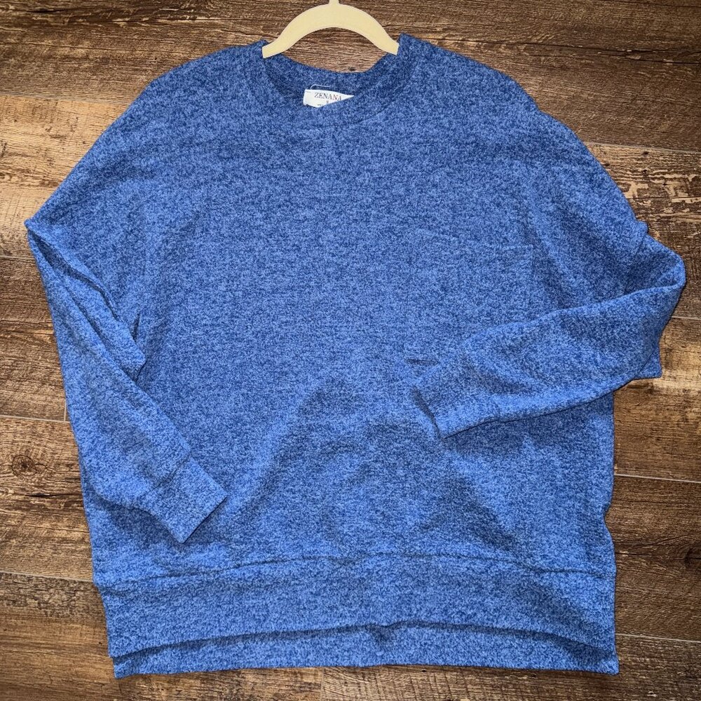 Zenana Oversized Sweater NWOT Blue Small